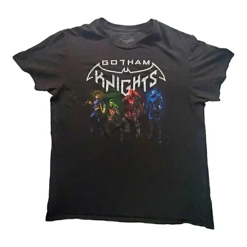 DC Comics Gotham  Knights Character T-shirt Mens Sz L Graphic Tee Robin Heroes